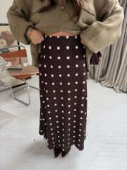 Puantiye Saten Etek