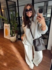 Yıldız armalı hoodie takım