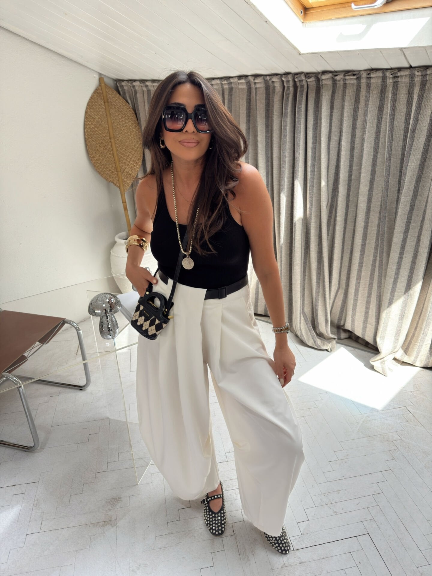 Kaşkorse U Yaka Fitilli Atlet Siyah