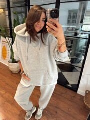 Mickey oyuncaklı hoodie takım