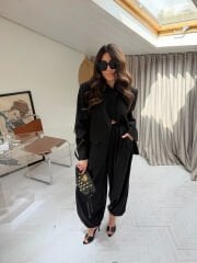 Saten Şalvar Pantolon