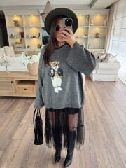 Oversize yumoş kazak