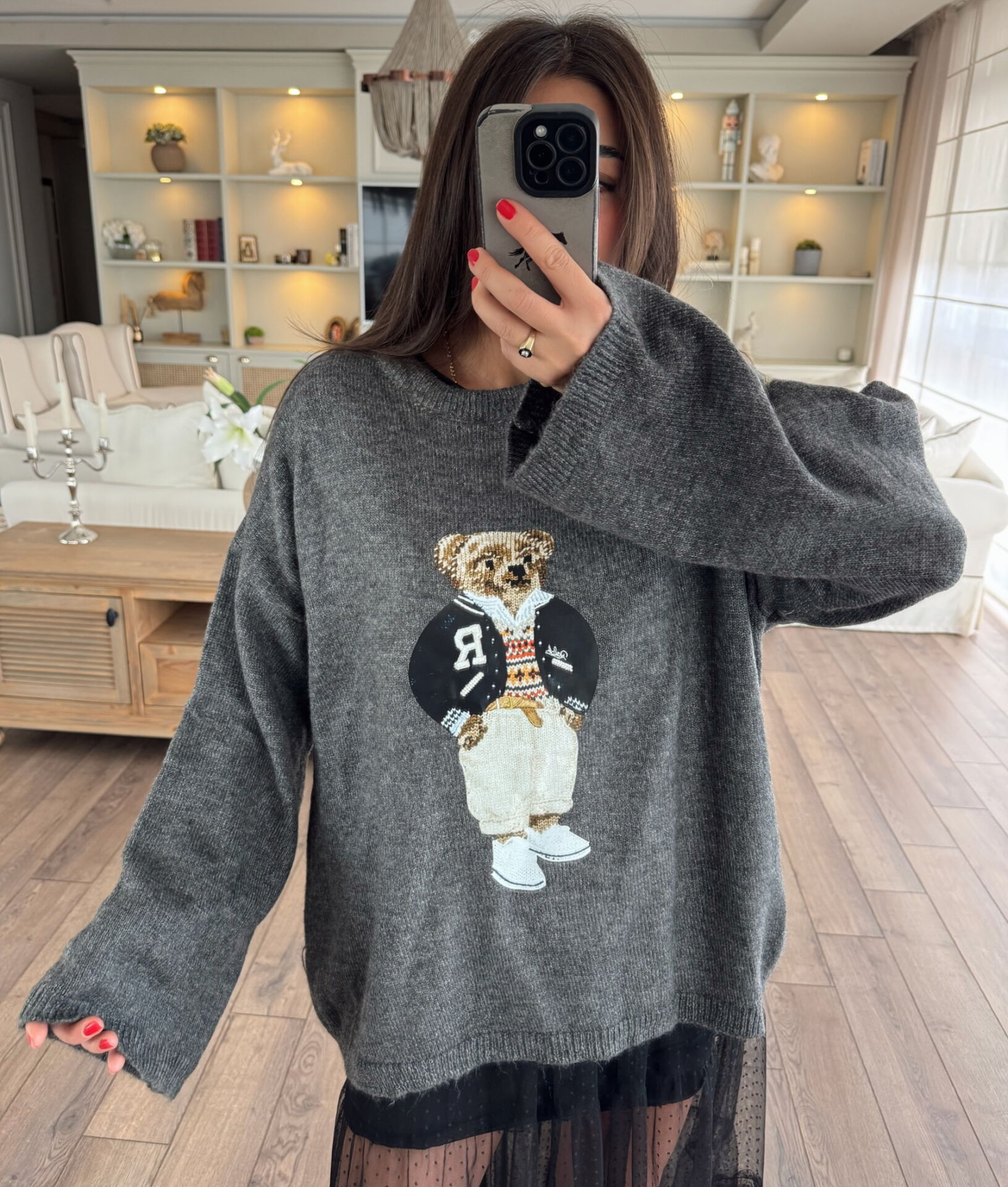 Oversize yumoş kazak