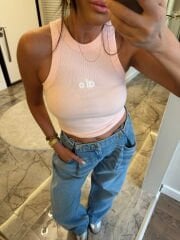 Alo Fitilli Halter Yaka Atlet Soft Pembe