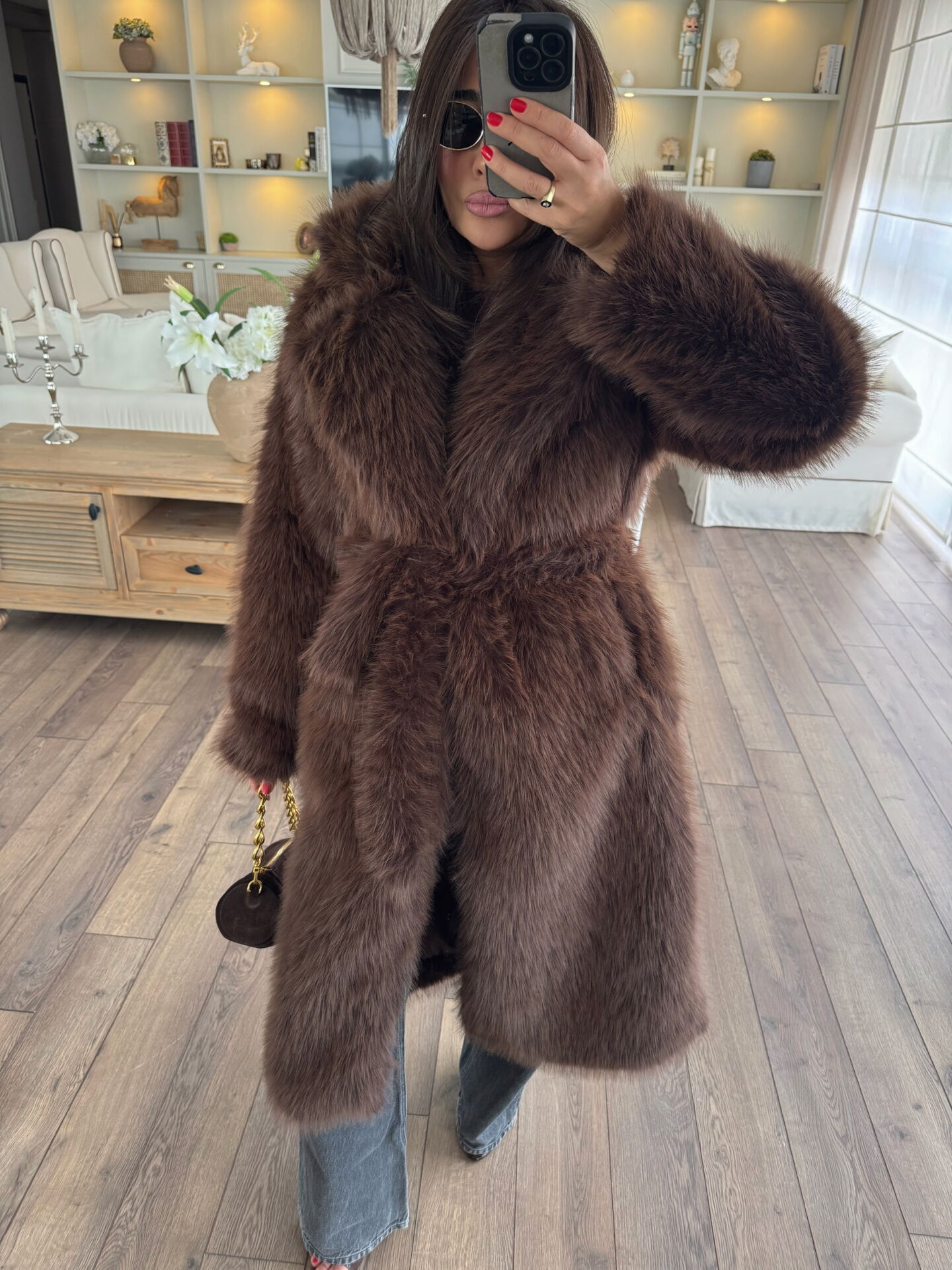 Kemerli premium kürk