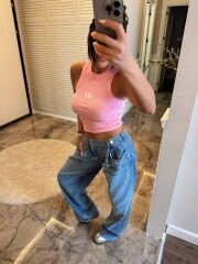 Alo Fitilli Halter Yaka Atlet Şeker Pembe