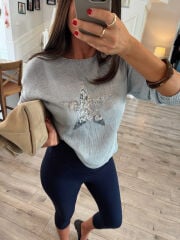 YILDIZ İŞLEME BUZ MAVİ MERSERİZE