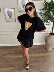 İşlemeli tshirt